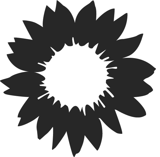 Schwarze Sonnenblume von BÜNDNIS 90/Die Grünen